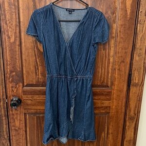J. Crew Dark Blue Denim Mini Dress